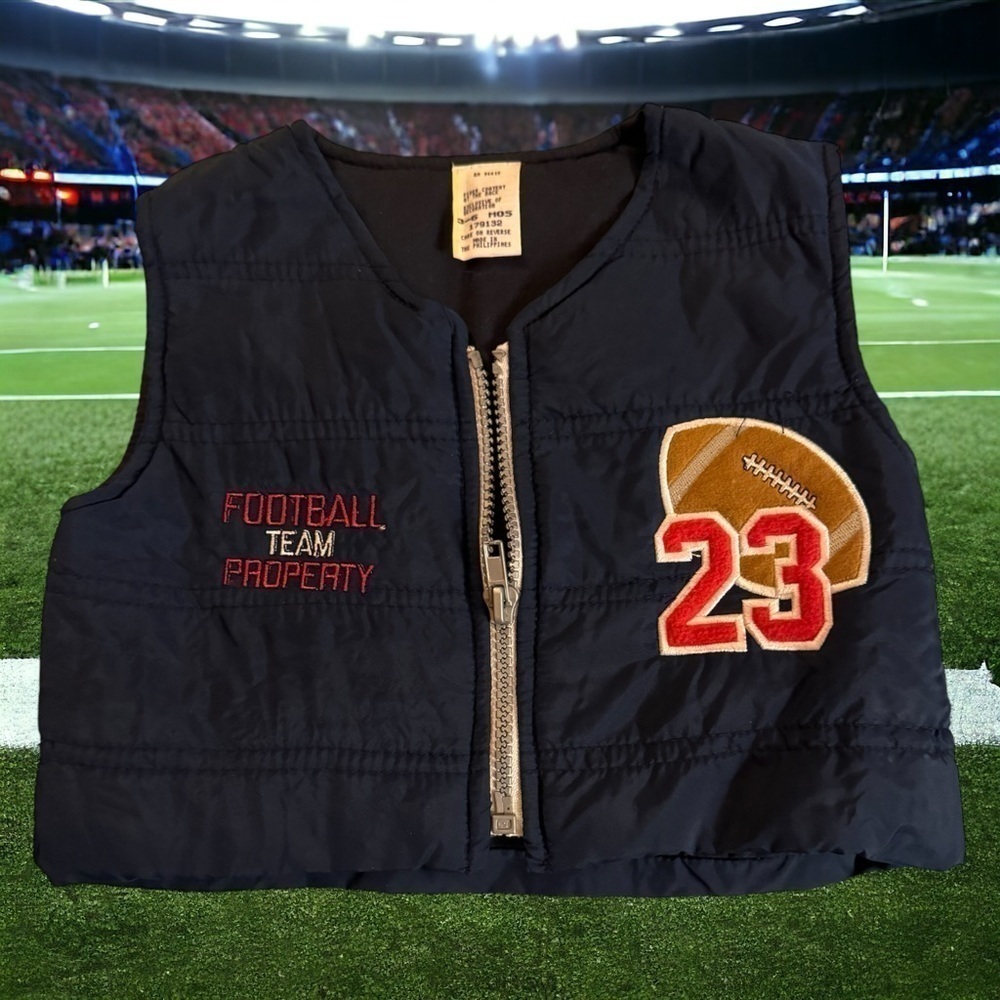 Baby Football vest ( 3-6 mos )